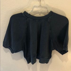 Urban Outfitters Loose Ribbed Crop Top
